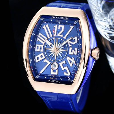 Franck Muller V45 SC DT Gold steel case Diameter 54mm watch